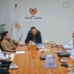 Audiensi PWI dan KONI Lampung Bahas Porwanas 2027