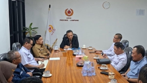 Audiensi PWI dan KONI Lampung Bahas Porwanas 2027