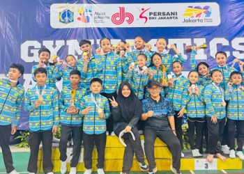 Atlet Aerobik Lampung di Gymnastic Jakarta Open 2026