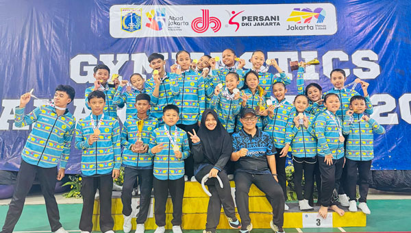 Atlet Aerobik Lampung di Gymnastic Jakarta Open 2026