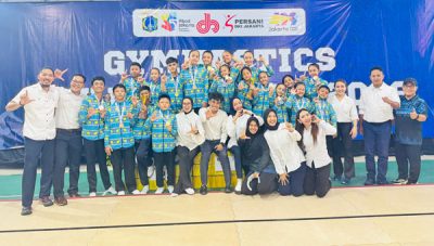Atlet Senam Aerobik Lampung di Gymnastic Jakarta Open 2026
