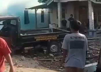 Kecelakaan di Exit Tol Lampung Selatan