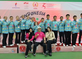 Atlet Lampung di Aerobic Gymnastics Indonesia Open 2026