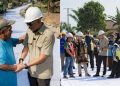 Gubernur Lampung Rahmat Mirzani Djausal (Mirza) yang meninjau langsung progres perbaikan Jalan Provinsi ruas Gunung Sugih–Kota Gajah di Kabupaten Lampung Tengah.