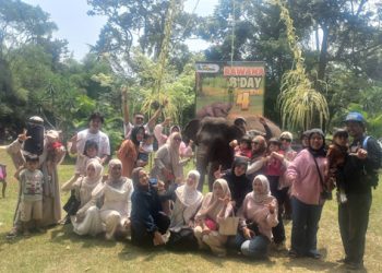 Ultah ke-4 Gajah Rawana di Lembah Hijau Lampung