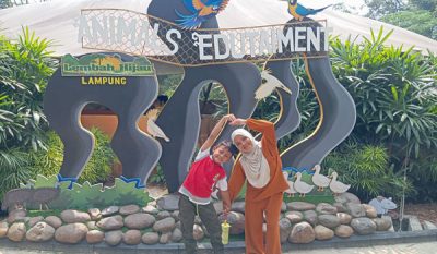Spot foto wisata Lembah Hijau Lampung