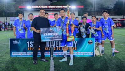 De Veteran Juara Turnamen Mini Soccer SMFC Lampung 2026