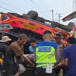 Kecelakaan bus di Mesuji Lampung