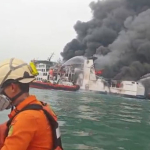 KMP Batumandi Terbakar di Merak
