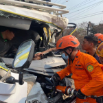 Kecelakaan beruntun di Tulang Bawang Lampung