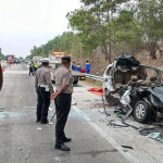 Kecelakaan di Tol Lampung-Palembang